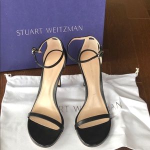 Stuart Weitzman Black Nudistsong Heels NEW!